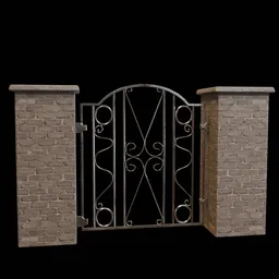 Metal Garden Gate