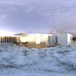 Garden Winter Morning