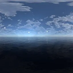 Bluesky sea cloud