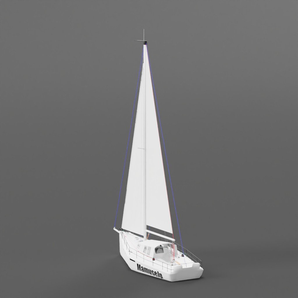 Open sea yacht Yachts models BlenderKit