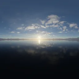 Golden Sky Evening Clouds