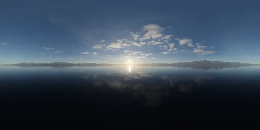Golden Sky Evening Clouds
