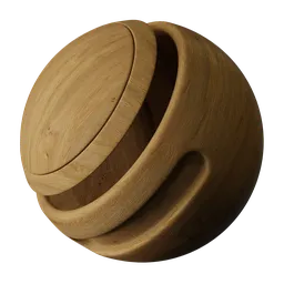 High-resolution KRONOSPAN 5527 PBR wood material, realistic texture for 3D rendering in Blender and other 3D apps.