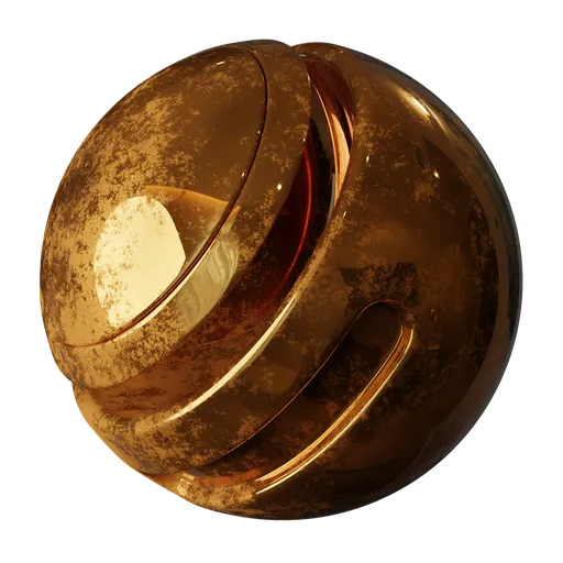 Dirty And Dull Gold Texture
