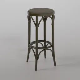 73 Barstool B580 - Forest Green