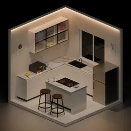 Isometric Kitchen