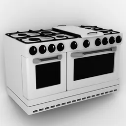 Old Yacht Stove or Camper Stove 3D model