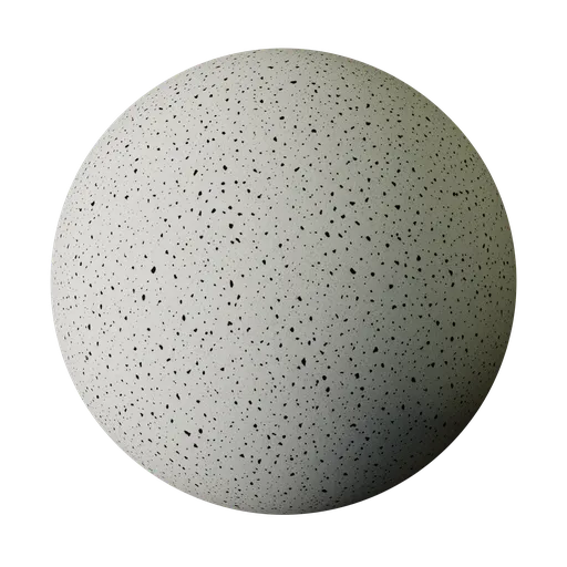 High-resolution PBR Granite Terrazzo texture for 3D rendering in Blender and other software.