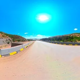 Mountain Highway Bridge Dramatic Highland HDRI