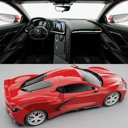 Chevrolet Corvette Stingray(Rigged)