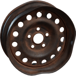 Rusted Wheel Rim 01