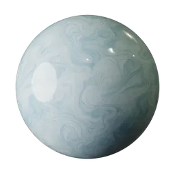 Light Blue Marble Swirl