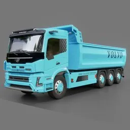 Volvo Electric FMX 8X4(Rigged)