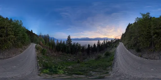 Dirt Road Sunset Twilight