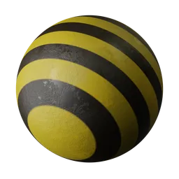 AR3DMat Procedural Striped Road Marking