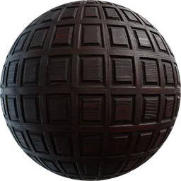 Dark Paneled Wood