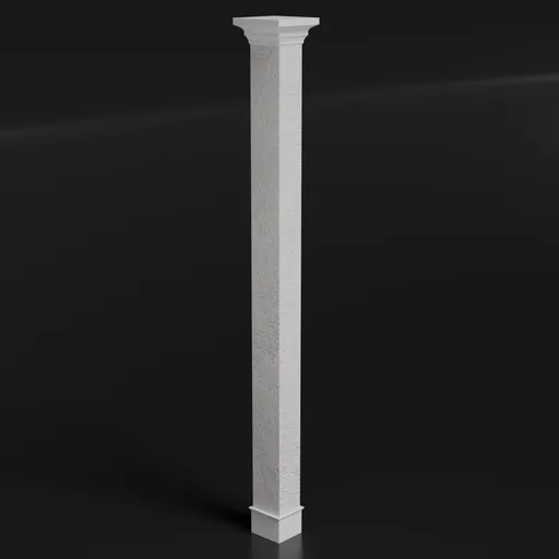 Classic Square Architectural Column