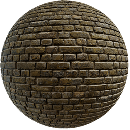 High-quality Yellow Bricks PBR texture for 3D models, created by Rob Tuytel.