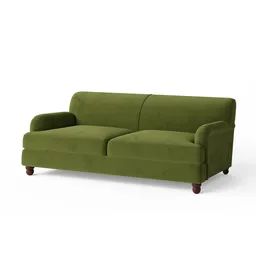 Pisa 3 Seater Velvet Sofa