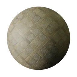 Pavement yellow tiles