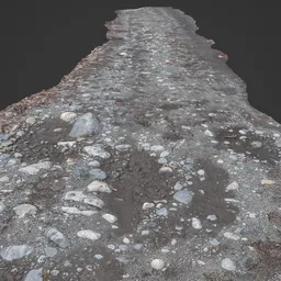 Rocky Ground Dirt Road