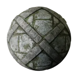 Cobblestones with pattern