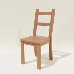 Simple wooden Chair
