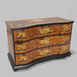 Baroque Elegance Chest of Drawers