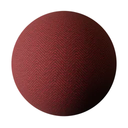 Wool Twill Blood Red