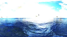 Sunny Ocean Horizon Sky