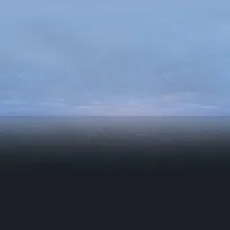 Cloudy sky over the sea