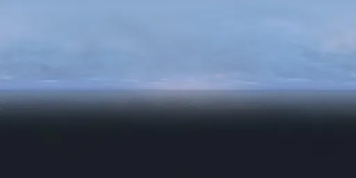 Cloudy sky over the sea
