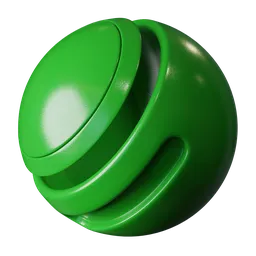 Forest Green Lacquered Surface