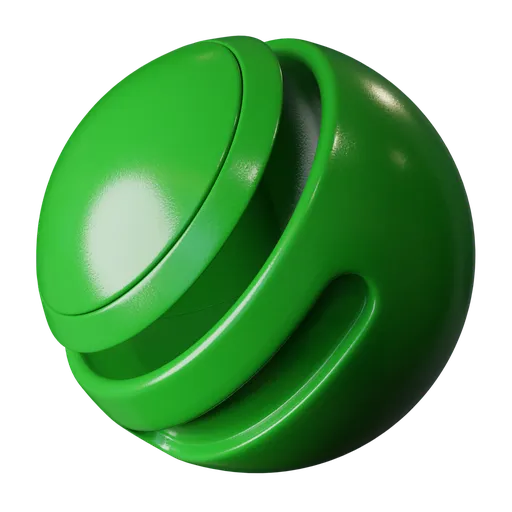 Forest Green Lacquered Surface
