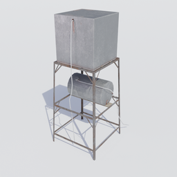 Metal tank exterior pack