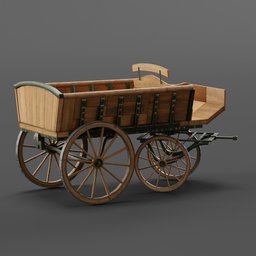 Old Wagon - Rigged