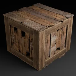 MK Wooden crate 017