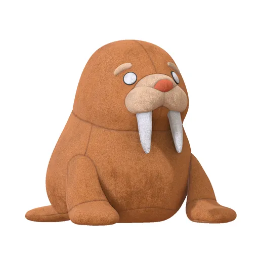 Cute Walrus Plushie (unrigged)