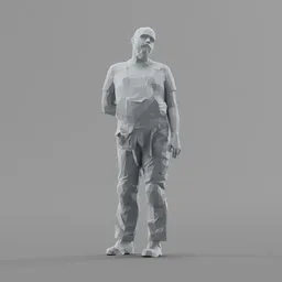 Lowpoly Construction Worker