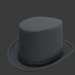 Classic Grey Top Hat