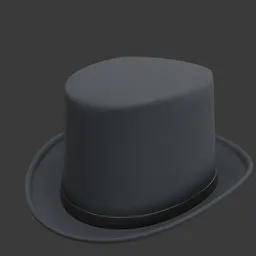 Classic Grey Top Hat