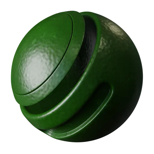 Green plastic