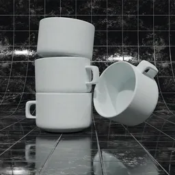 Tea/coffee cup, porcelain