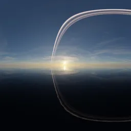 Sci-fi Pure Sky Sunset Rings