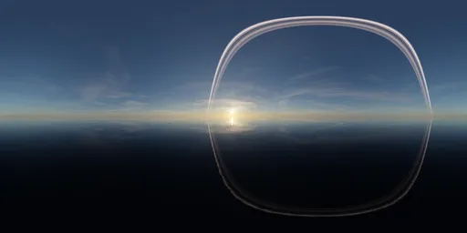 Sci-fi Pure Sky Sunset Rings