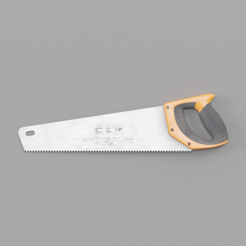Modern Hand Saw | Handtools models | BlenderKit