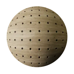 Wooden Plate With Holes