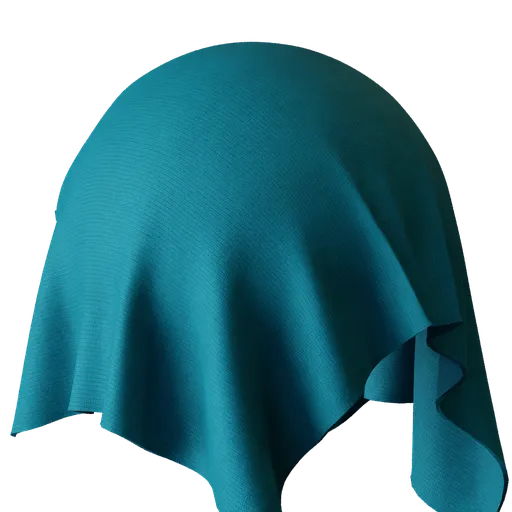 High-resolution blue knitted wool PBR texture for 3D materials, ideal for Blender and other 3D applications.