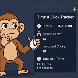 Time & Click Tracker - Break Time Reminder