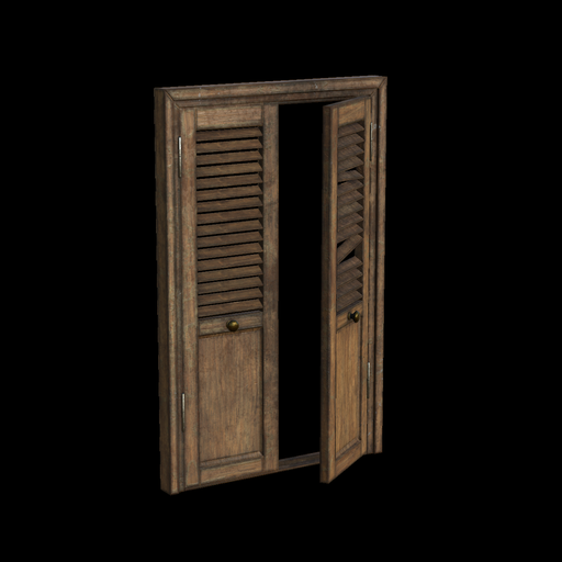 Yellow Wood Door